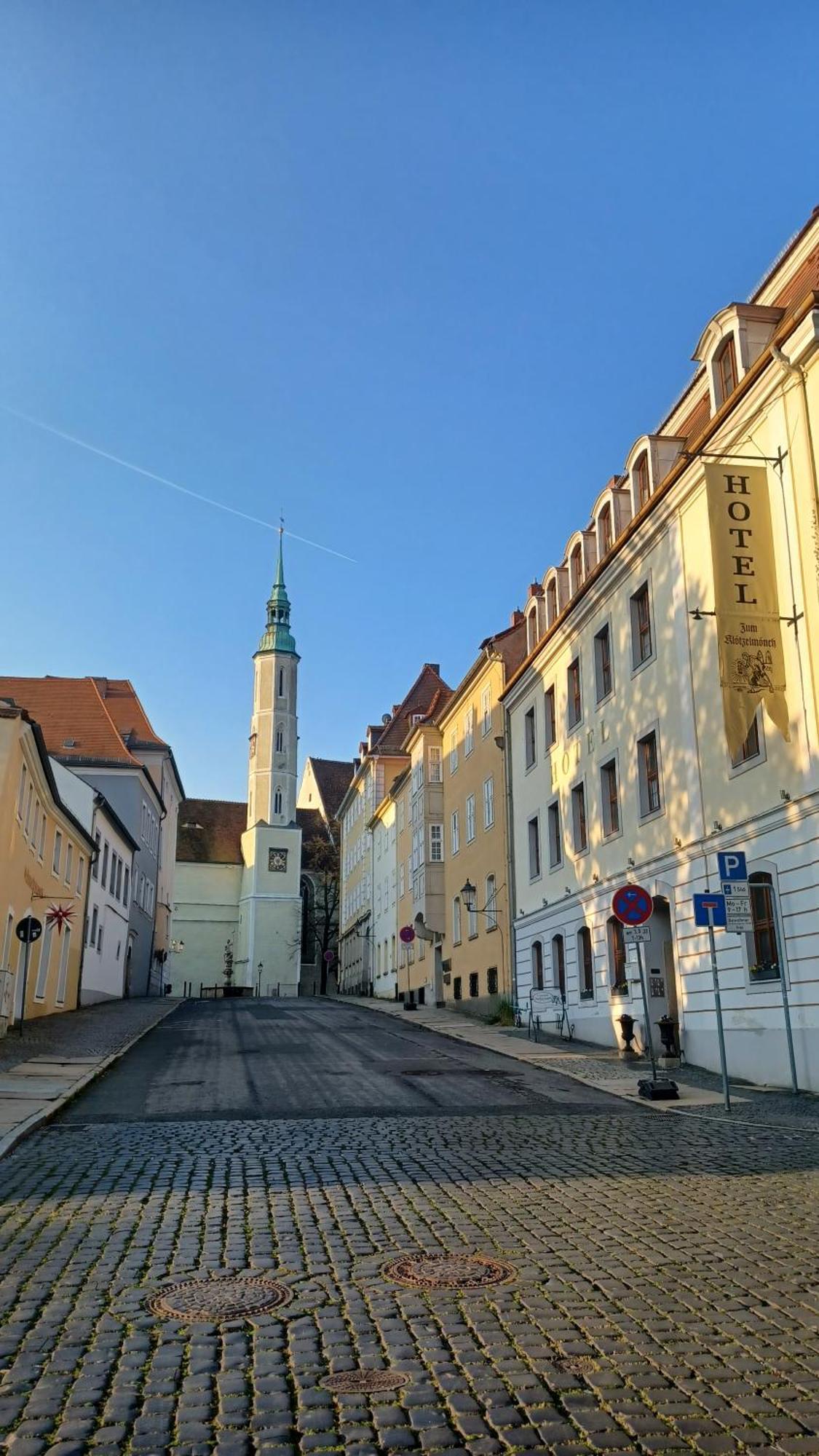 Hotel Zum Kloetzelmoench Görlitz Exterior foto