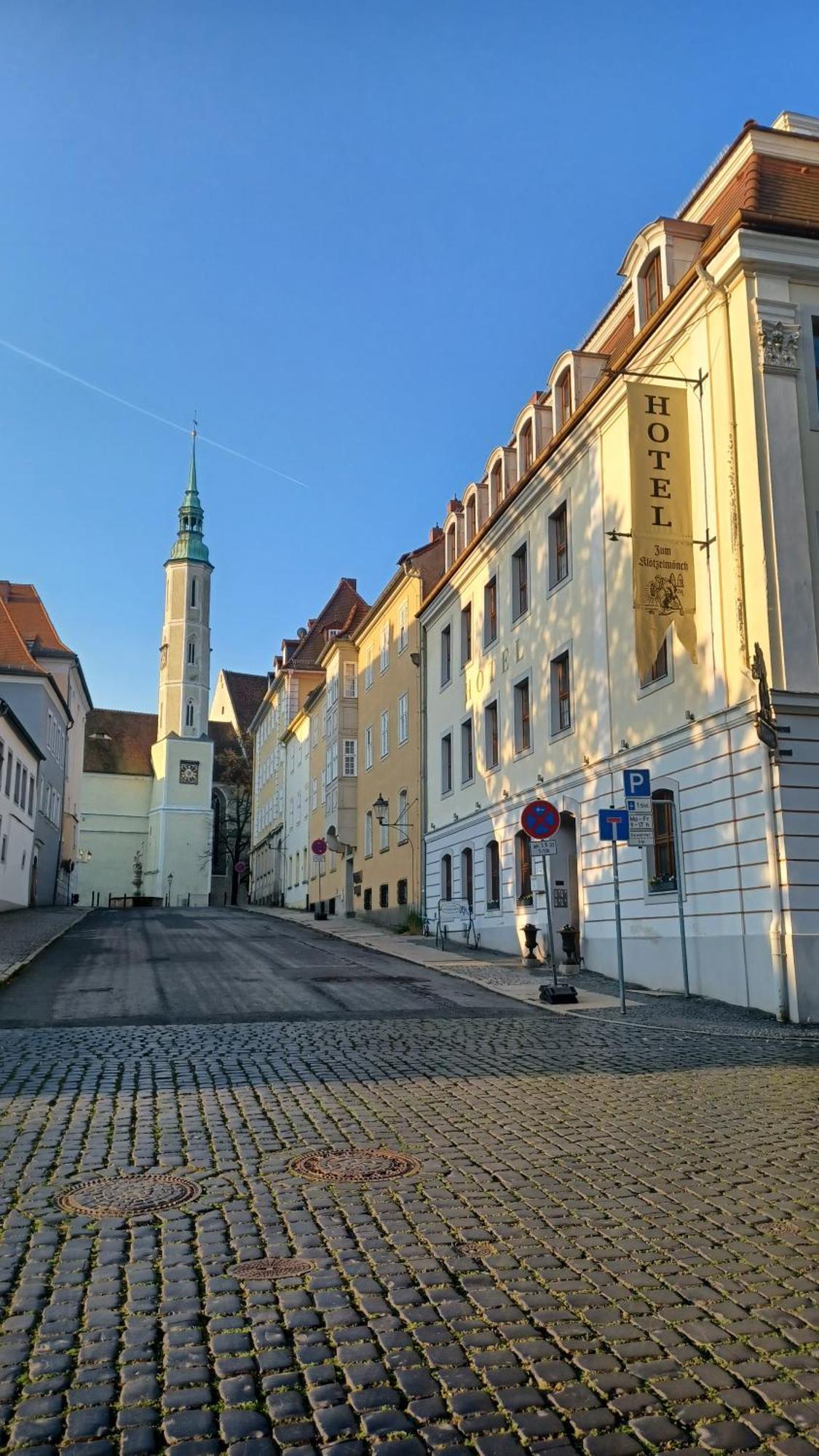 Hotel Zum Kloetzelmoench Görlitz Exterior foto